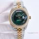 Luxury Replica Rolex Day Date Diamond-Paved Watches in 2-Tone Black Arabic Dial 40mm (2)_th.jpg